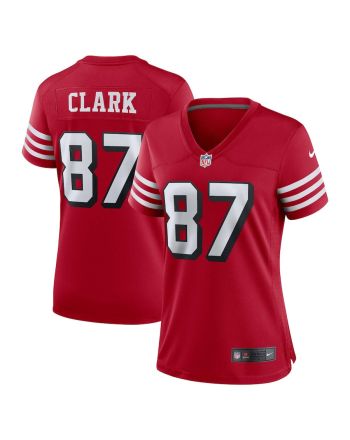 Dwight Clark San Francisco 49ers Women's Alternate Game Jersey - Scarlet