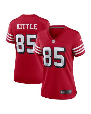 George Kittle San Francisco 49ers Women's Alternate Game Jersey - Scarlet