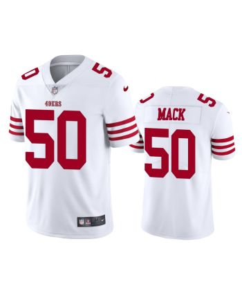 San Francisco 49ers Alex Mack 50 2022-23 Vapor Limited White Jersey - Men's