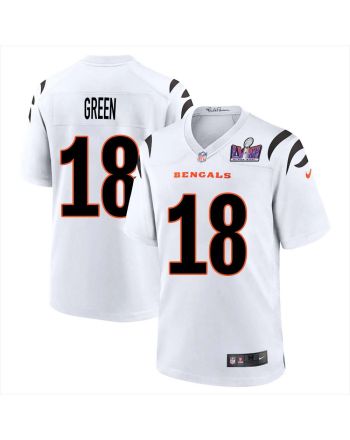 A. J. Green 18 Cincinnati Bengals Super Bowl LVIII Men Away Limited Jersey - White