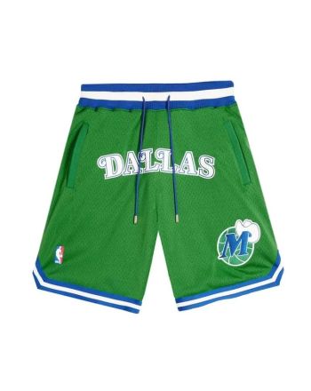 Dallas Mavericks NBA Retro Shorts - Green