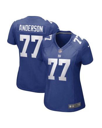 Jack Anderson New York Giants Women's Game Player Jersey - Royal