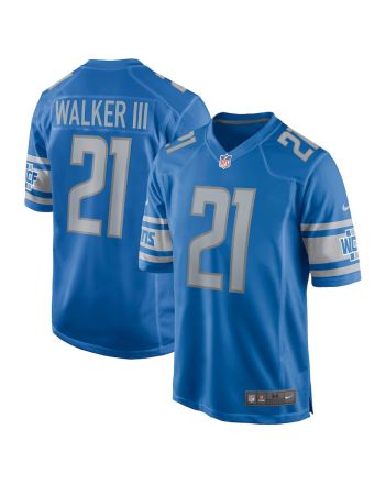 Tracy Walker III 21 Detroit Lions Men's Game Jersey - Blue