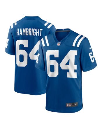 Arlington Hambright 64 Indianapolis Colts Men Game Jersey - Royal