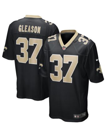 Steve Gleason 37 New Orleans Saints Men Game Retired Jersey - Black