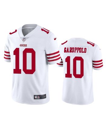 San Francisco 49ers Jimmy Garoppolo 10 2022-23 Vapor Limited White Jersey - Men's