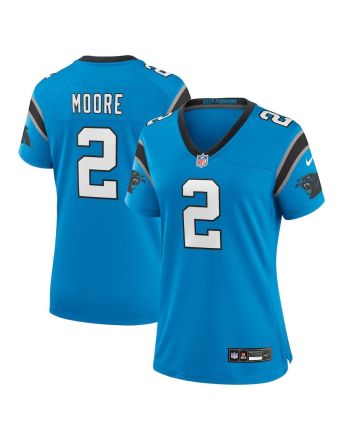 D.J. Moore 2 Carolina Panthers Women's Alternate Game Jersey - Blue