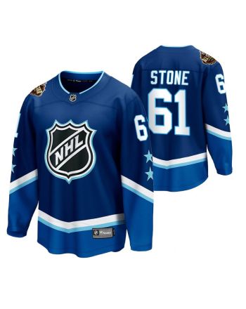 Men Mark Stone Golden Knights Blue 2022 All-Star 61 Jersey Western Conference Jersey