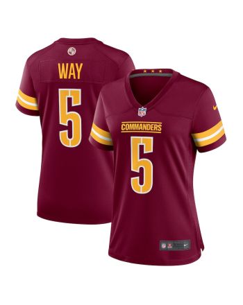 Tress Way 5 Washington Commanders Women Game Jersey - Burgundy