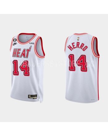 Miami Heat Tyler Herro 14 2022-23 Classic Edition White Men Jersey