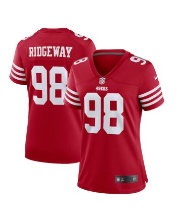 Hassan Ridgeway San Francisco 49ers Women's Game Player Jersey - Scarlet