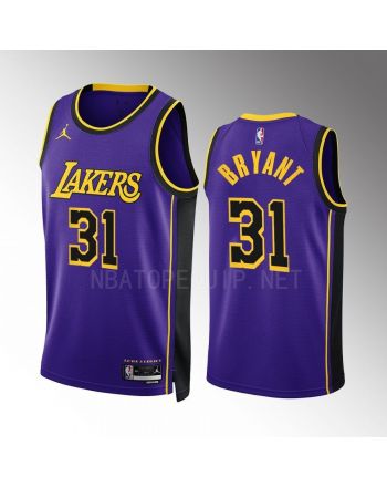 Los Angeles Lakers Thomas Bryant 31 2022-23 Statement Edition Purple Jersey