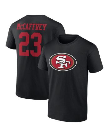 Christian McCaffrey 23 San Francisco 49ers UnisexT-Shirt - Black