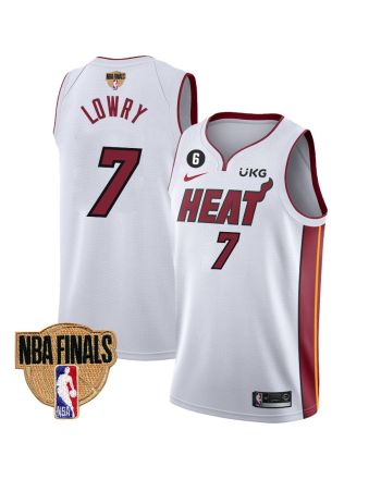 Kyle Lowry 7 Miami Heat Final Champions 2023 Swingman Jersey - White