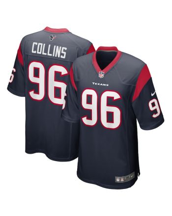 Maliek Collins Houston Texans Game Player Jersey - Navy