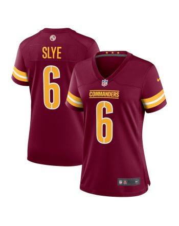 Joey Slye 6 Washington Commanders Women Game Jersey - Burgundy