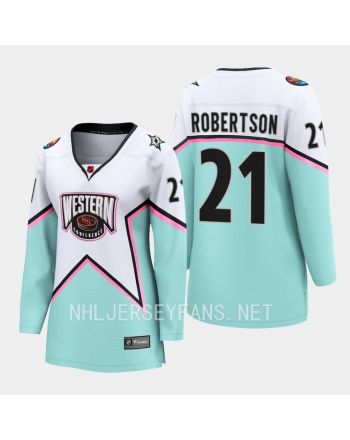 Jason Robertson 21 Dallas Stars 2023 All-Star Game Jersey White Equipment