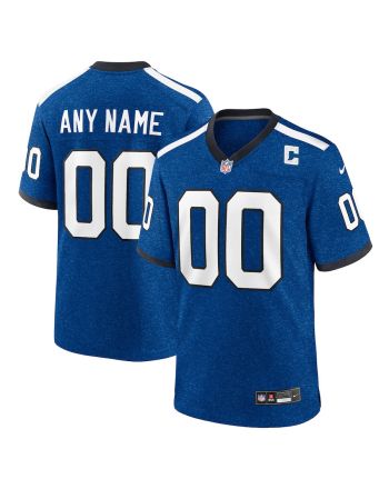 Indiana Nights Indianapolis Colts Men Alternate Custom Game Jersey - Blue