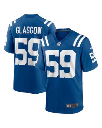 Jordan Glasgow 59 Indianapolis Colts Men Game Jersey - Royal