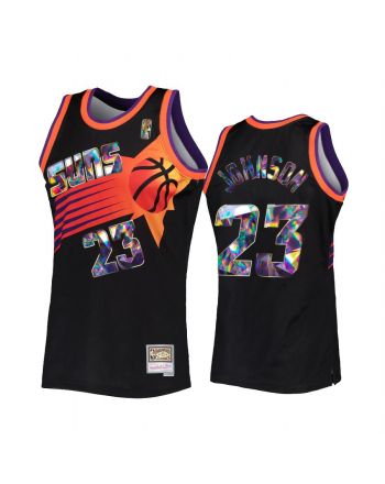 Cameron Johnson 23 Phoenix Suns NBA 75th Anniversary Diamond Jersey Black