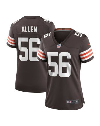 Dakota Allen Cleveland Browns Women's Game Player Jersey - Brown