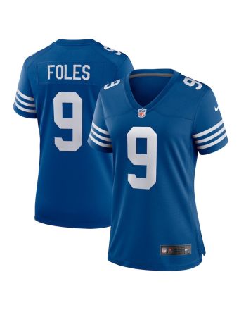 Nick Foles Indianapolis Colts Women's Player Game Jersey - Blue