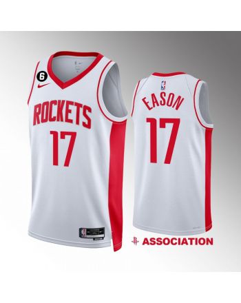 Houston Rockets 2022-23 Tari Eason 17 Association Edition White Jersey Swingman