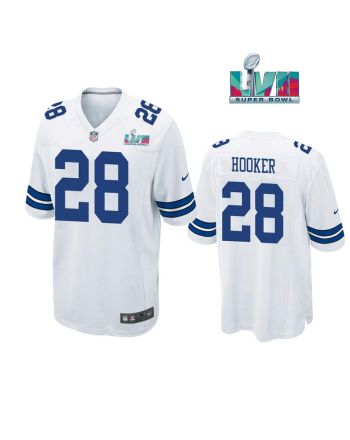 Malik Hooker 28 Dallas Cowboys Super Bowl LVII Super Bowl LVII White Men Game Jersey