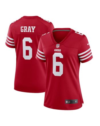 Danny Gray San Francisco 49ers Women's Game Player Jersey - Scarlet