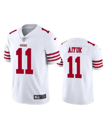 San Francisco 49ers Brandon Aiyuk 11 2022-23 Vapor Limited White Jersey - Men's