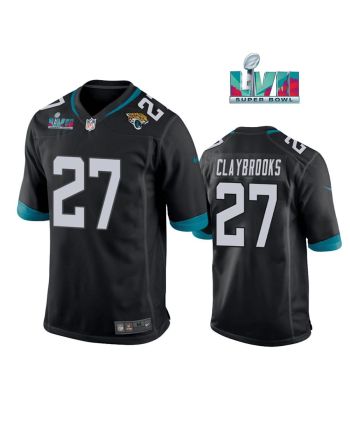 Chris Claybrooks 27 Jacksonville Jaguars Super Bowl LVII Super Bowl LVII Men Game Jersey- Black