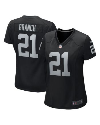 Cliff Branch 21 Las Vegas Raiders Women's Retired Player Game Jersey - Black