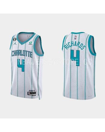 Charlotte Hornets Nick Richards 4 2022-23 Association Edition White Men Jersey Swingman