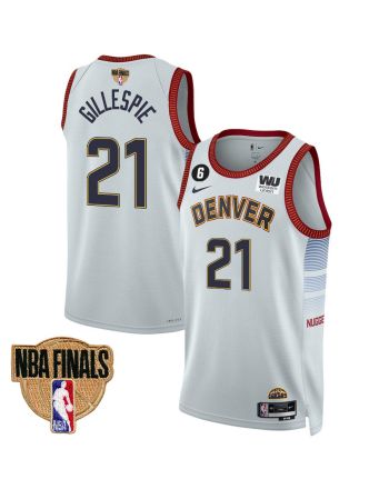 Collin Gillespie 21 Denver Nuggets Final Champions 2023 Swingman Jersey - White