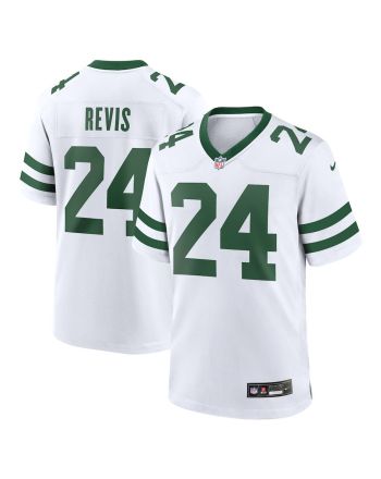 Darrelle Revis 24 New York Jets Legacy Retired Game Men Jersey - White