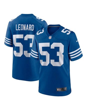 Shaquille Leonard 53 Indianapolis Colts Alternate Game Jersey - Royal