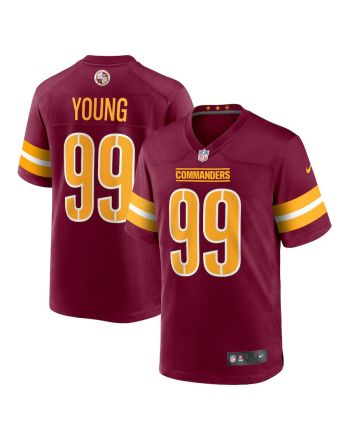 Chase Young 99 Washington Commanders Game YOUTH Jersey - Burgundy