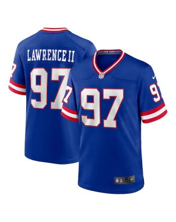 Dexter Lawrence II 97 New York Giants Men Classic Game Jersey - Royal