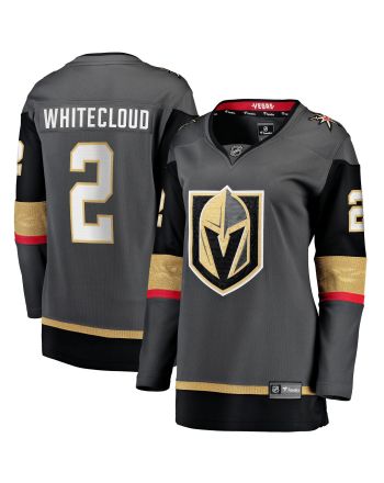 Women's Zach Whitecloud Black Vegas Golden Knights Home Breakaway Jersey Jersey