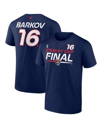 Aleksander Barkov Florida Panthers 2023 Stanley Cup Final Pro T-Shirt - Navy