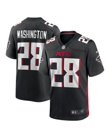 Carlos Washington 28 Atlanta Falcons Men Game Jersey - Black