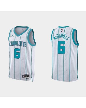 Charlotte Hornets Jalen McDaniels 6 2022-23 Association Edition White Men Jersey Swingman