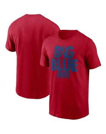 New York Giants Hometown Collection Big Blue T-Shirt - Red