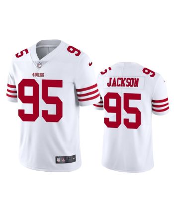 San Francisco 49ers Drake Jackson 95 White Vapor Limited Jersey