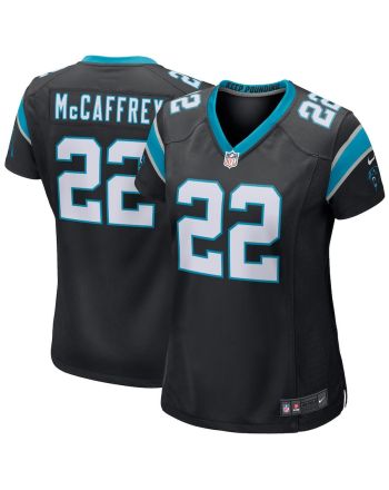 Christian McCaffrey 22 Carolina Panthers Women's Game Jersey - Black