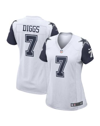 Trevon Diggs 7 Dallas Cowboys Women Team Game Jersey - White