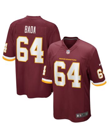 David Bada 64 Washington Commanders Football Team Men Game Jersey - Burgundy