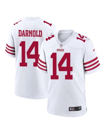 Sam Darnold 14 San Francisco 49ers Men Game Jersey - White