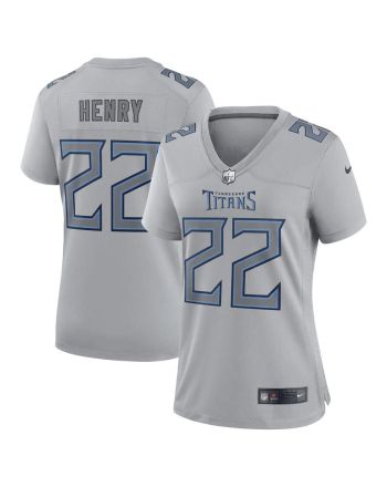 Derrick Henry 22 Tennessee Titans Women's Atmosphere Fashion Game Jersey - Gray