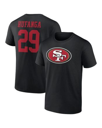 Talanoa Hufanga 29 San Francisco 49ers Unisex T-Shirt - Black